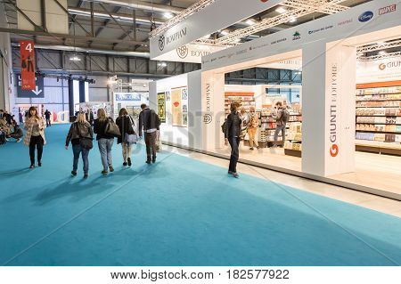 People Visiting Tempo Di Libri In Milan, Italy