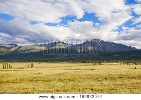 Altai Republic Nature Mountain Summer Landscape. Russia