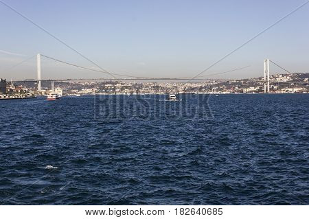 15 Temmuz - Bosphorus Bridge at sunset - Istanbul