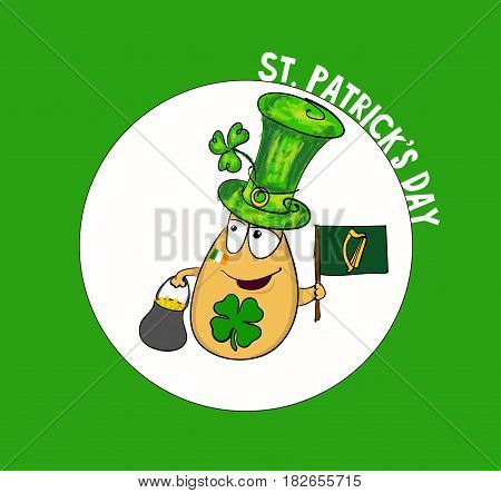 Saint Patrick's Day - leprechaun vector Illustration
