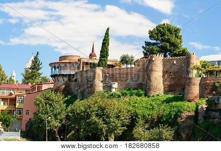 View On Queen Darejan's Palace In Tbilisi, Georgia