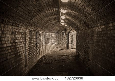 Old Kenigsberg castle entrance. World war II fort