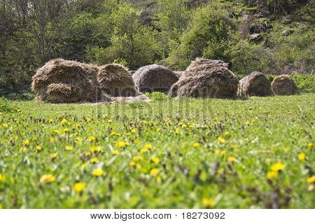 Old haystacks