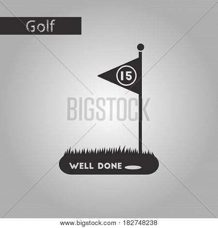 black and white style icon Golf course
