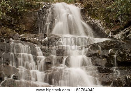 Laurel Fall in the Great Smoky Mountains National Park