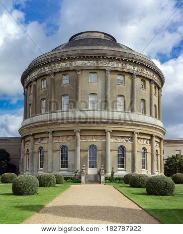 Italianate architecture at Ickworth on a spring day