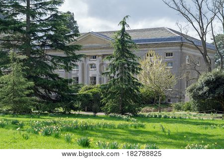 Italianate architecture at Ickworth on a spring day