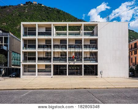 Casa Del Fascio In Como (hdr)