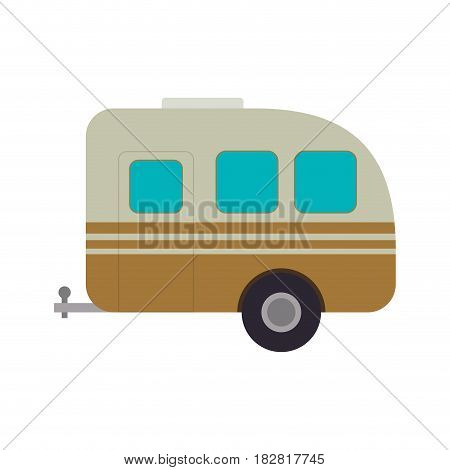 Pick up trailer icon vector illustration graphic design