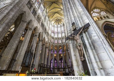 Saint Peter Beauvais Cathedral, In Beauvais, France