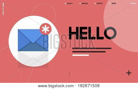 Message Letter E-Mail Chat Notification Graphic