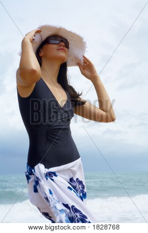 Vrouw en Panama