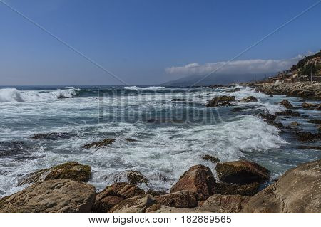 Playa Brava near Zapallar in Chile South America