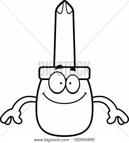 Happy Cartoon Screwdriver