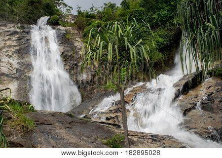 Ton Nga Chang Waterfall Songkhla Southern Thailand.