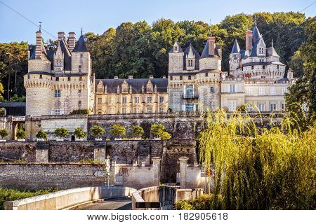 The chateau d'Usse, France. This castle is located in the Loire Valley and was built in the 15th century.