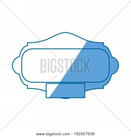 Decorative frame bannner icon vector illustration graphic design