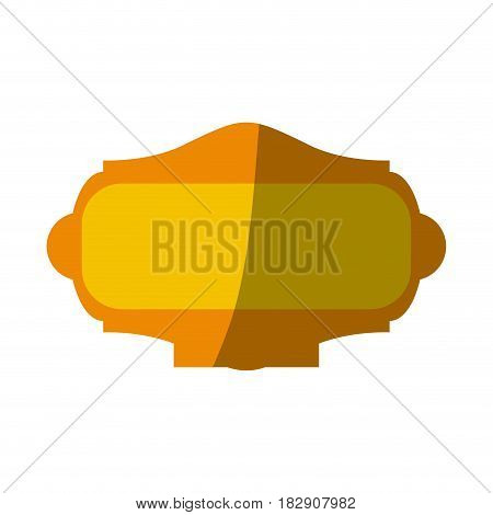 Decorative frame bannner icon vector illustration graphic design