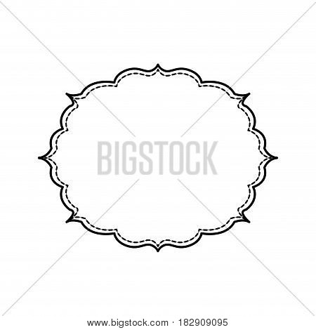 Decorative frame bannner icon vector illustration graphic design