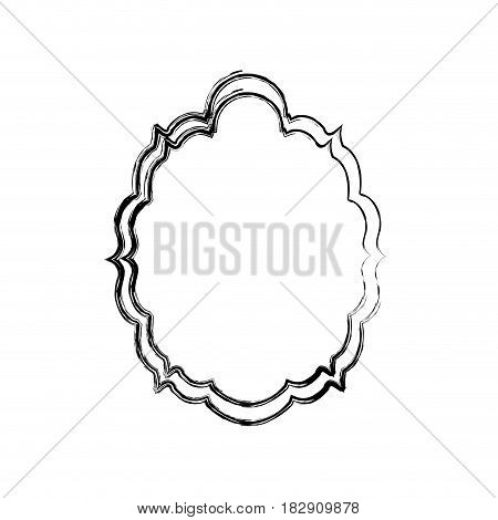 Decorative frame bannner icon vector illustration graphic design