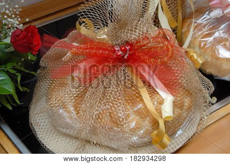 Bread that is prepared for the wedding ceremony