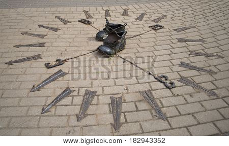 ZELENOGORSK, RUSSIA - JUNE 01, 2014: The sculpture 