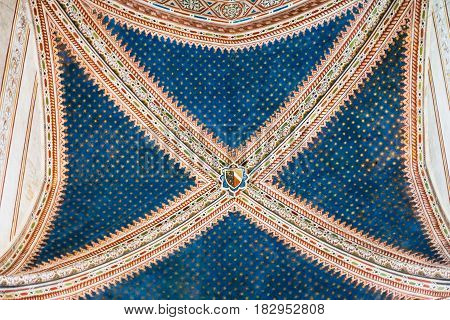 Ceiling In Basilica Di San Zeno In Verona City