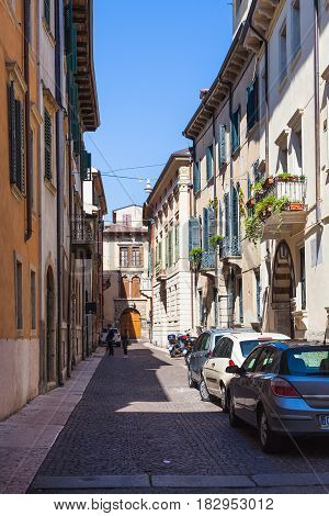 Via Augusto Verita In Historical Center Of Verona
