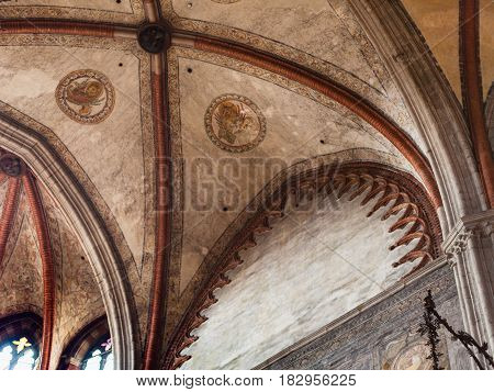 Cupola In Church Santa Maria Gloriosa Dei Frari