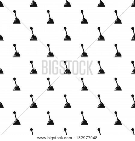 Gear stick pattern seamless in simple style vector illustration