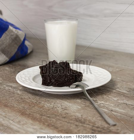 Traditional finnish and Swedish Easter food - pudding mammi rye pudding with milk