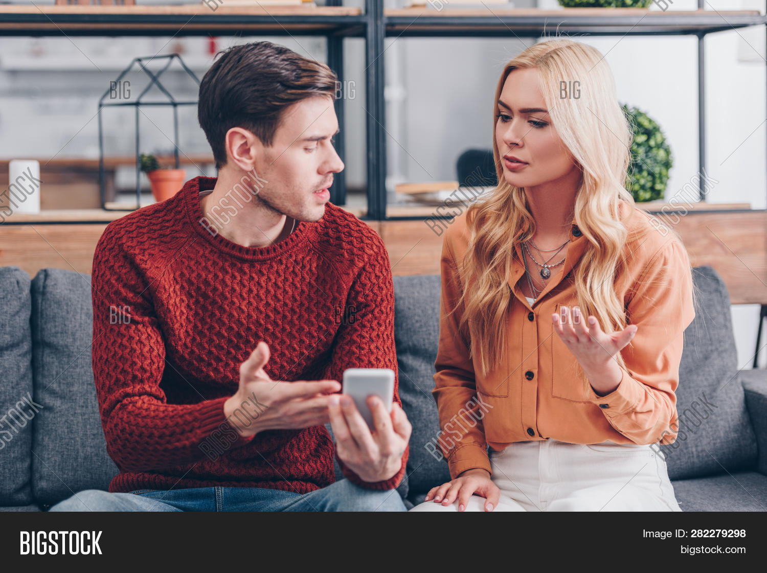 Emotional Young Couple Image & Photo (Free Trial) | Bigstock