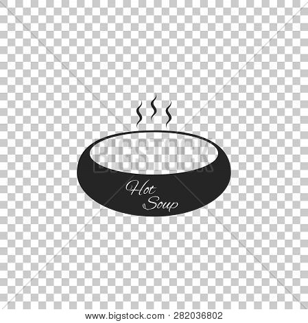 Bowl Hot Soup Icon Vector Photo Free Trial Bigstock