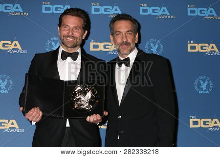 LOS ANGELES - FEB 2:  Bradley Cooper, Todd Phillips at the 2019 Directors Guild of America Awards at the Dolby Ballroom on February 2, 2019 in Los Angeles, CA