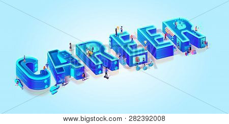 Isometric 3d Word Vector & Photo (Free Trial) | Bigstock