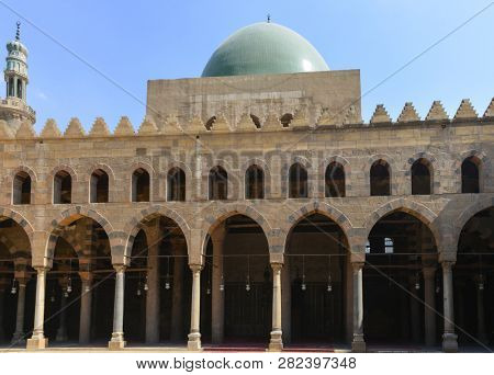 Cairo, Egypt - The Sultan al-Nasir Muhammad ibn Qala'un Mosque at Citadel of Cairo.