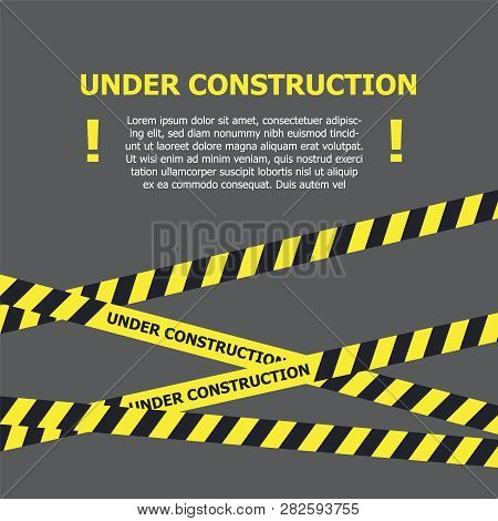 Under Construction Vector Photo Free Trial Bigstock