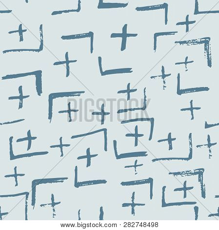 Tie Dye Japanese Geometric Organic Seamless Pattern. Geo Wabi Sabi Minimalist Kimono Print. Scribble