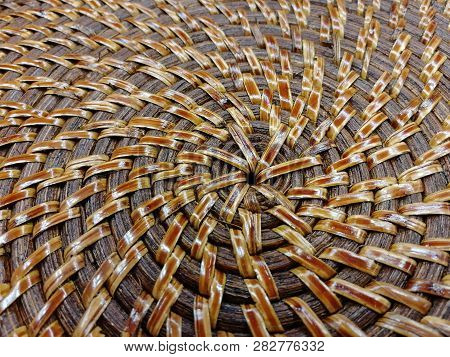 Braided Wood And Bark Texture Pattern Old
