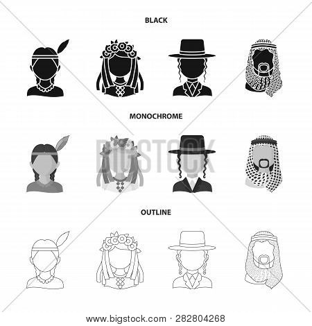 Vector Design Of Imitator And Resident Symbol. Collection Of Imitator And Culture Vector Icon For St