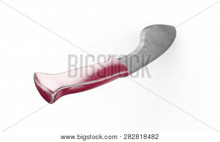 Machete On White Background 3d Illustration  Iron, Weapon, Kukri, Khukri