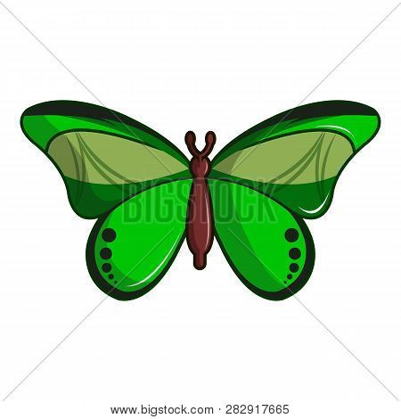 Butterfly Great Mormon Icon. Cartoon Illustration Of Butterfly Great Mormon Icon For Web Design