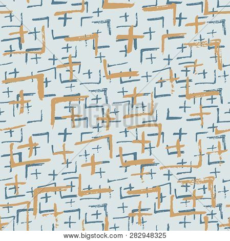 Tie Dye Japanese Geometric Winter Seamless Pattern. Scribble Cartoon Doodle Craft Texture. Boho Tie 