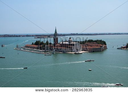 Different views of Venice in summer, Italy