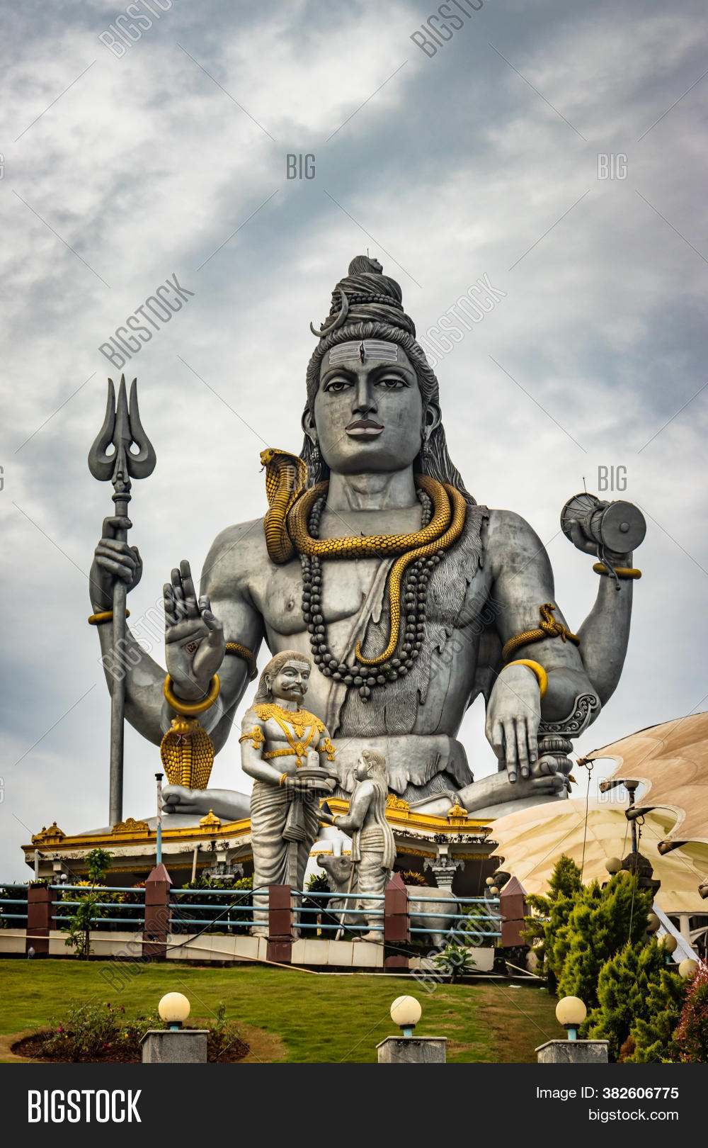 Shiva Statue Isolated Image & Photo (Free Trial) Bigstock