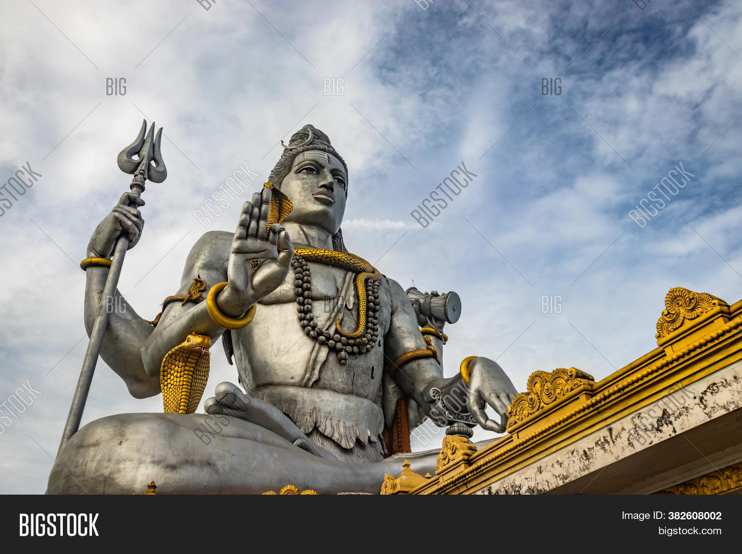 Shiva Statue Isolated Image & Photo (Free Trial) Bigstock