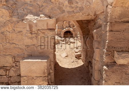 Shivta - A National Park In Southern Israel, Includes The Ruins Of An Ancient Nabatean City In The N
