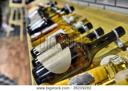 Calvados i flasker i vin butik