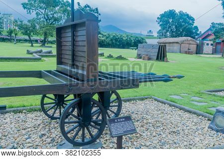 Seosan, South Korea; August 14, 2020: For Editoral Use Only. Old Traditional Joseon Dynasty Korean W