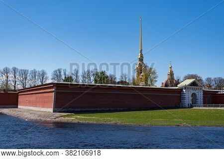 Entrance Gate To Ioannovskiy Ravelin In Peter And Paul Fortress On Zayachiy Island, St. Petersburg, 